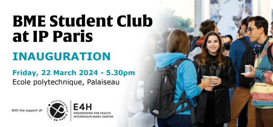 Inauguration du BME Student Club d'IP Paris